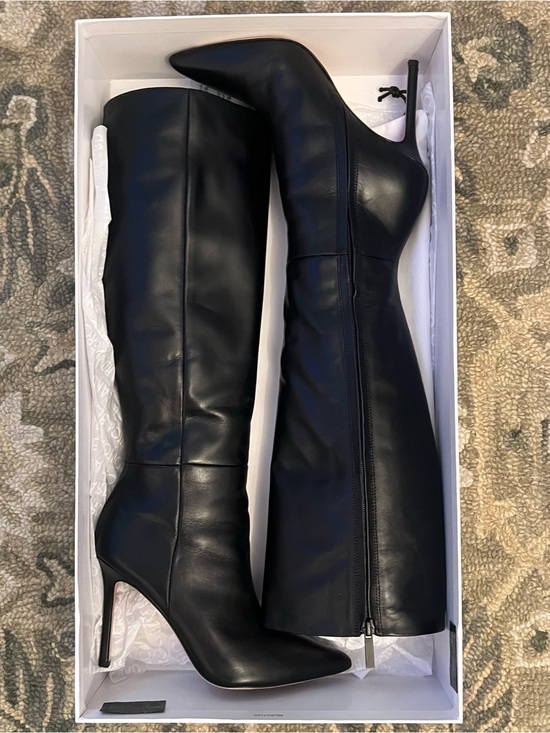 Veronica Beard Shoes - Veronica Beard Black Knee High Boots